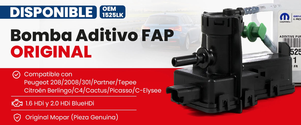 BANNER BOMBA ADITIVO FAP ORIGINAL PEUGEOT CITROEN